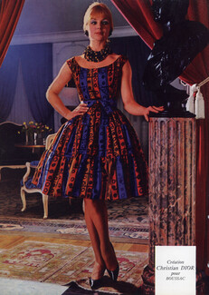 Christian Dior 1961 Summer Dress Fashion Photography