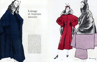 Rochas, Paquin, Griffe 1949 Coats, Pierre Mourgue