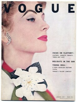British Vogue January 1953, 96 pages