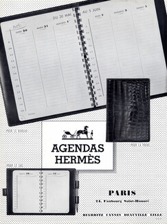 Hermès (Organizers) 1954 Agendas