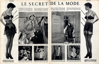 Marie Rose Lebigot 1949 Girdles, Christian Dior Jean Desses