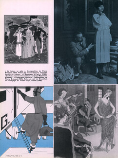 Lanvin by Brissaud, Vionnet by Thayath, Poiret Portrait, Doeuillet Models 1922