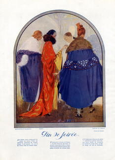 Madeleine & Madeleine, Paul Poiret, Martial & Armand 1921 "Fin de Soirée" Evening Coats, André Pecoud