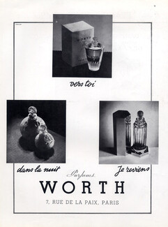 Worth (Perfumes) 1934 Vers Toi, Je reviens, Dans la Nuit