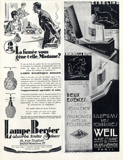Weil (Perfumes) 1928 Furs Perfumes, Zibeline, Chinchilla Royal