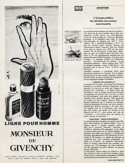 Givenchy (Perfumes) 1966 Monsieur de Givenchy, René Gruau