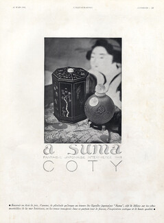 Coty (Perfumes) 1934 A'Suma (Asuma) Vincent Roubert Japanese, Japan