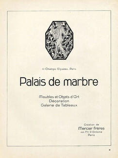 Mercier Frères (Decorative Arts) 1925 Palais de Marbre