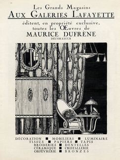 Maurice Dufrène 1921 Galeries Lafayette