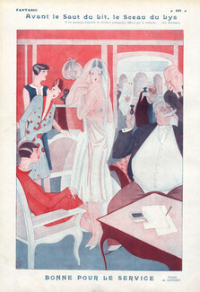 Louis Gonnet 1927 Wedding Dress, Premarital Check
