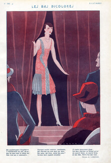 Fabius Lorenzi 1927 New Fashion Two-coloured Stockings