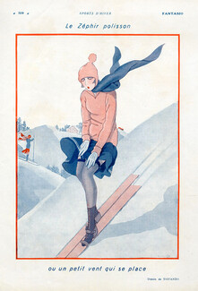 Davanzo 1928 Skiing Winter Sports