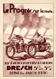 Dresch Motorcycles 1930 Franz Veccia
