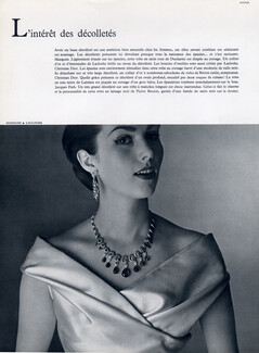 Jacques Lacloche 1954 Necklace Earring, Manguin Dress