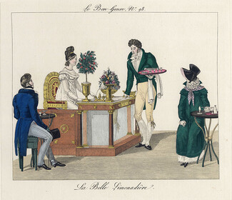 Le Bon Genre 1816-1931 La Belle Limonadière The Beautiful Café Owner 19th Century Costumes