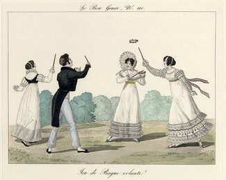 Le Bon Genre 1819-1931 Jeu de la Bague Volante Play 19th Century Costumes