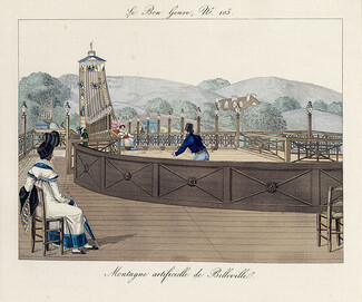 Le Bon Genre 1817-1931 Montagne Artificielle de Belleville Roller Coasters 19th Century Costumes