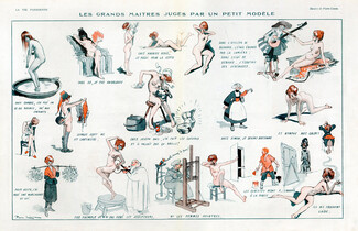 Pierre Lissac 1921 Les Grands Maîtres Painters Chabas, Adler Bail, Nudes, Becassine