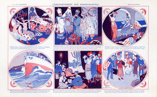 Zig Brunner 1915 Stamboul, Bosphore, Harems, Sexy Oriental Girls