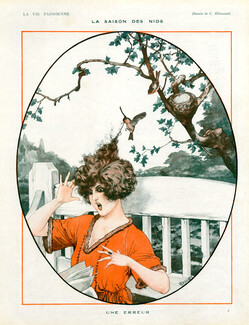 Cheri Herouard 1921 La Saison des Nids Birds Nest
