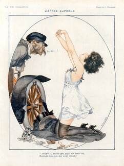 Cheri Herouard 1919 "L'Offre Suprême..pour monter à l'étoile, Champs Elysées!" Taxi Driver, Barbès