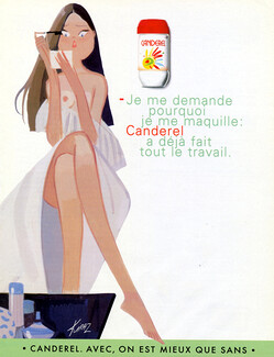 Canderel 1995 Making-up Topless Edmond Kiraz