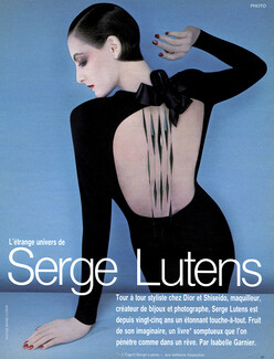 Serge Lutens 1992 ''L'Etrange univers de Serge Lutens'', 3 pages