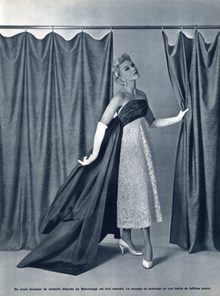 Balenciaga 1955 Evening Gown, Photo Pottier