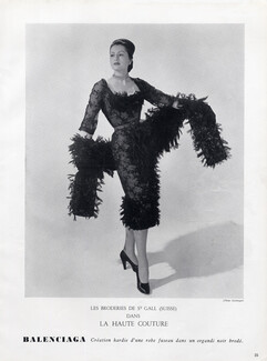Balenciaga 1951 Evening Dress