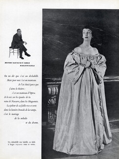 Balenciaga 1959 Evening Opera Coat Henri Sauguet Chez Balenciaga