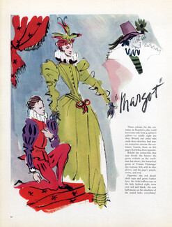 Jeanne Lanvin 1936 Theatre Costume Dress Yvonne Printemps Christian Berard