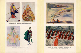 Leon Bakst for "goodhumored Ladies" & Cecil Beaton for "Pavillon" 1927 Scenery Constantin Terechkovitch & Eugène Lourie