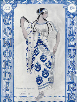 Léon Bakst 1912 Ida Rubinstein Hélène de Sparte Costume
