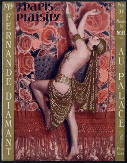 Paris Plaisirs 1924 Fernande Diamant Chorus Girl Music-Hall Costume