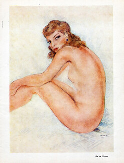 Edouard Chimot 1958 Nude