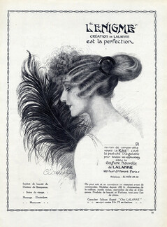 Lalanne (Hairstyle) 1920 L'enigme Hairpiece, Claude