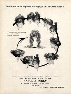 Raoul & Curly (Hairstyle) 1921 Hairpieces