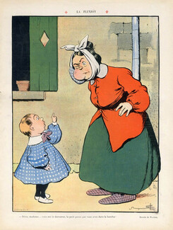 Benjamin Rabier 1907 La Fluxion Children, Kids