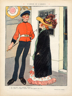 Chas Laborde 1912 "L'amour et L'argent" Prostitute