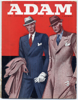 Adam 1934 N°94 Jean Choiselat Fashion Magazine for Men