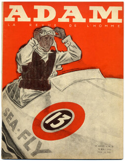 Adam 1932 N°73 Jean Choiselat, Géo Ham Fashion Magazine for Man
