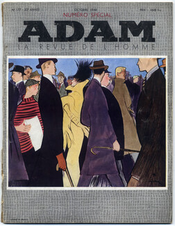 Adam 1946 N°177 René Gruau, Marcel Hemjic, Le Salon Automobile de Paris, Pierre Daninos