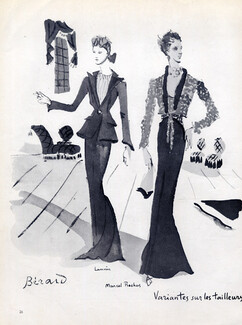 Jeanne Lanvin & Marcel Rochas 1936 Evening Gown, Christian Berard