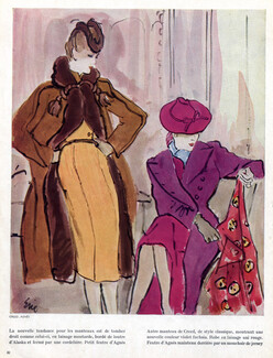 Creed & Agnès 1938 Coats, Dresses, Hat, Eric
