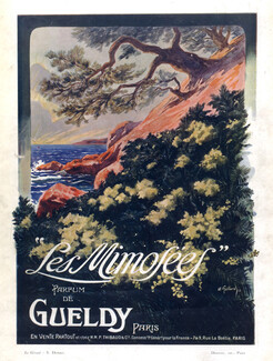 Gueldy (Perfumes) 1919 Les Mimosées, André Galland