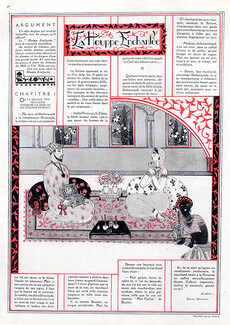 Bourjois 1924 Chapitre 1 "La Houppe Enchantée" des Mille et une Nuits, Oriental, Texte Roger Dévignes