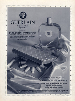 Guerlain (Cosmetics) 1952 Emulsion d'Ambroisie
