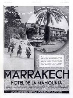La Mamounia (Hotel) 1935 Morocco, Marrakech