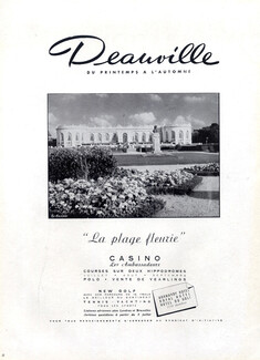 Deauville (City) 1947 "La Plage Fleurie" Casino Gambling