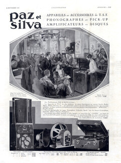 Paz & Silva 1930 Phonograph Shop Leon Fauret
